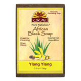 Okay Africana Negro Jabn Con Aceite De Ylang Ylang, 5,5onza