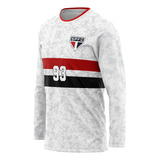 Camisa Manga Longa São Paulo Oficial 1993 Plus Size G6 A G12