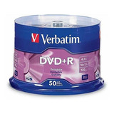 Dvd+r Verbatim 4.7gb 16x - 50 Discos