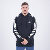 Moletom adidas 3 Stripes Preto E Branco