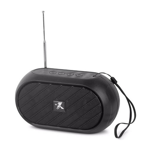 Parlante Portatil Bluetooth Aux Usb Radio Fm Con Antena 