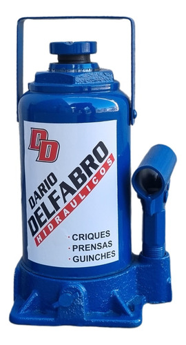 Crique Botella Hidráulico 12 Tn - Tope Registrable Delfabro