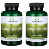 Ashwagandha Swanson Usa 100cap Pack 2x Envio Gratis