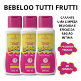 Bebeloo Tutti Frutti Kit Com 3 Sabonete Íntimo Limpeza Suave