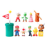 Super Mario Bros Figuras Juguetes Coleccionables 12 Piezas