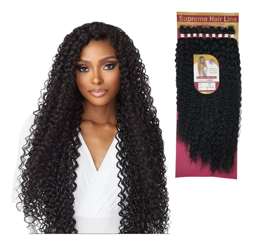 Cabelo Cacheado Bio Fibra Premium 75cm 300g Karen Ser Mulher