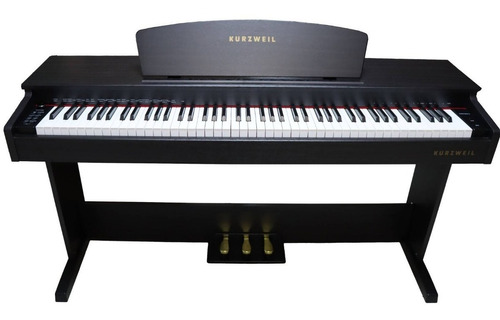 Piano Kurzweil Color Cafe Oscuro Incluye Banco Mod. M70