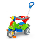 Triciclo Infantil De Passeio E Pedal Andador Avespa Maral Cor Verde