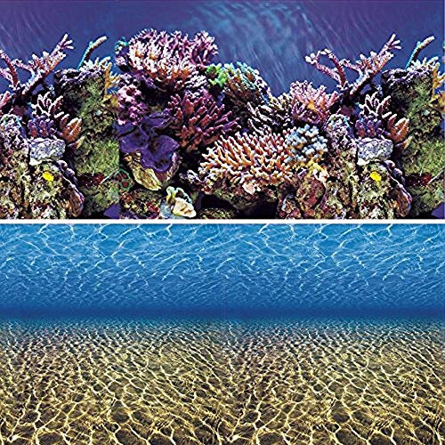 Fondo Acuario Doble Cara Ocean Seabed/coral Reef