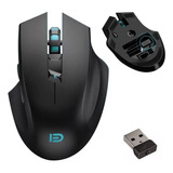 Mouse Gamer De Juego Fd Inalambrico 2.4g Silencioso 2400dpi