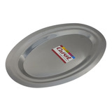 Fuente Oval Doble Bajada Acero Inoxidable Carol 28,5x19,5cm