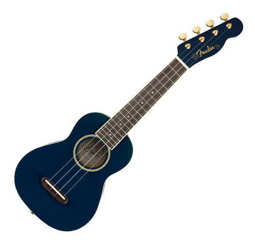 Ukulele Fender Grace Vanderwaal Soprano Moonlight Navy Blue Cor Azul