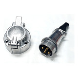 Juego Conector P/trailer Base/ficha T/triler 5 Pinenes Alum