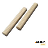 Par De Claves De Madera 20 X 2.2 Cms Nu Tech