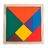 Juego Tangram Didáctico De Madera