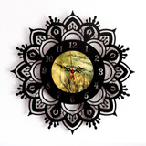 Reloj De Pared Calado Mandala