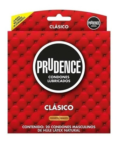 Condones De Látex Prudence Clásico 20 Condones