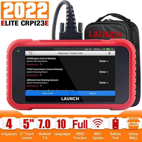 Launch Obd2 Scanner Crp123e- Engine/abs/srs/transmission