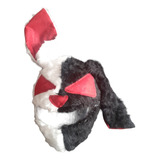 Conejo Hallowen Bicolor Funda Para Casco Moto Peluche 