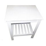 Mueble Mesa Maral Deck Blanco Laqueado Bacha Apoyo 60 C