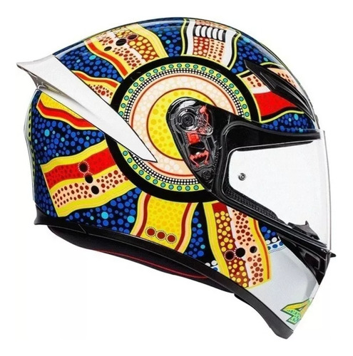 Casco Cerrado Agv K-1 E2205 Top-dreamtime Bco/nja/azl