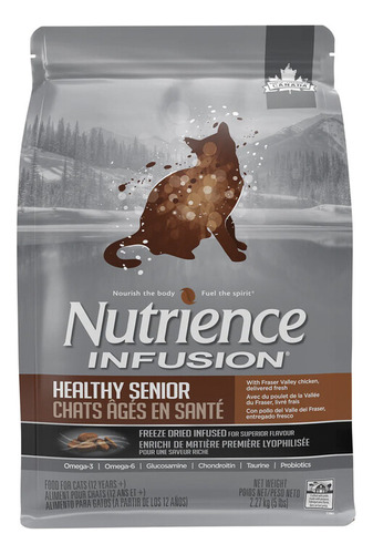 Nutrience Infusion Senior Para Gatos 2,27 Kg Bolsa - Bigos