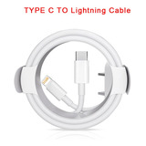 Cable De Carga Original Pd 20w Para iPhone 14 13 12 11 Pro M