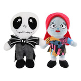 2pcs/set Jack Skellington Sally Muñeco Peluche Niños Juguete