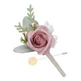 Boutonniere De Boda Para Hombre Para Padrino, Matrimonio, Ba