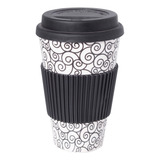 Vaso Termico Reutilizable X 3 Cafe Bebidas Calientes 400 Ml Olas