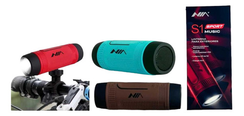  Parlante Para Bicicleta Bluetooth Linterna Resistente Agua