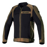 Jaqueta Pilotagem Motociclista Alpinestars Luc V2 Air Marrom