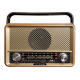 Radio Parlante Mlab 9142 Retro Grosseto Bluetooth Usb Fm