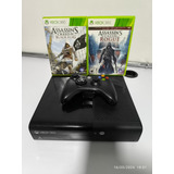 Xbox 360 Super Slim - Un Control - Dos Videojuegos - 4gb