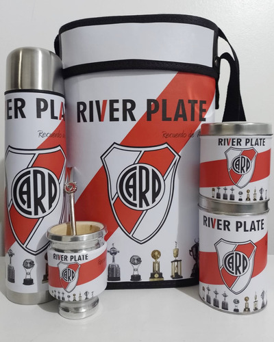 Set De Mate River Plate Kit Matero