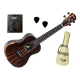 Ukulele Seizi Bora Bora Plus Concert Elétrico Nf E Gtia