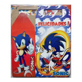Sonic Hedge Sega Mania Set 100 Cajitas Dulceras Bolo Feliz