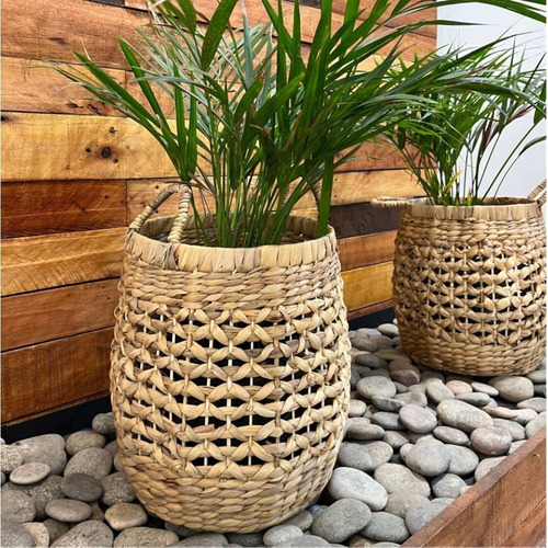 Cesta Canasto  Importado Yute Mimbre Rattan Bamboo Oferta