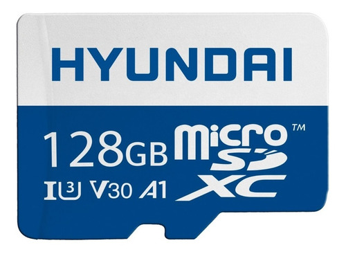 Memoria Micro Sd Hyundai 128gb Negro Clase 10 Sdc128gu3