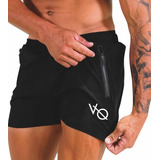 Short Deportivo Gym Playa Elástico Vanquish Fitness V Q    G