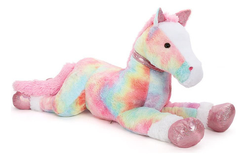 Tezituor Caballo De Peluche Grande De 3 Pies, Juguete De Pel