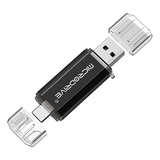 Memoria Usb Tipo C 64 Gb 2 En 1 Para Celular/pc Pendrive