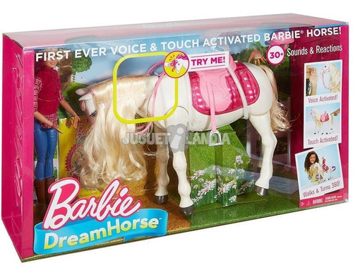 Barbie Caballo Interactivo Juguete Muñeca Niñas Voz Tacto