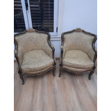 Antiguo Par De Sillones Petit Franceses Precio Por Unidad 