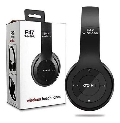 Audifonos Inalambricos Diadema Wireless P47 Radio Mp3 Colore