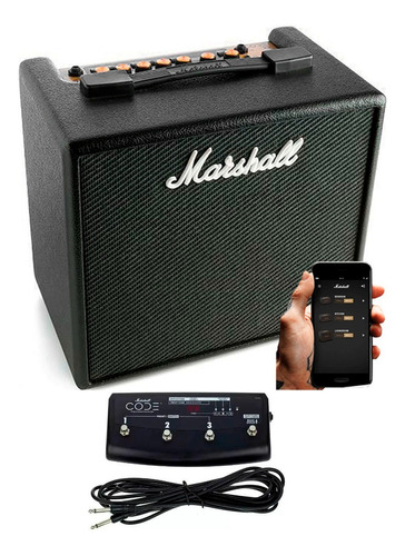 Amplificador Guitarra Marshall Code 25 + Footswitch Pedl-910