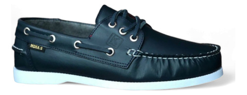 Zapatos Apache Mocasín Náutico 100% Cuero Para Hombre Casual