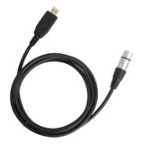 Cable De Micrófono Usb A Xlr Hembra Para Suministros De Comp