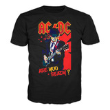Camiseta Rock Ac/dc  Angus Young