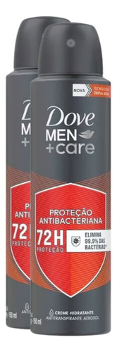 Kit 2 Desodorante Dove Proteção Antibacteriana 72h 150ml